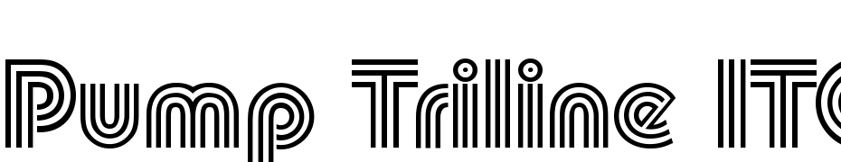 Pump Triline ITC Normal Font Download Free